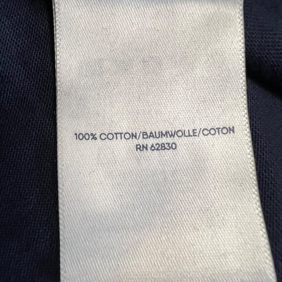 Lands' End Men's Long Sleeve Tee Navy Size Medium Tall - Picture 9 of 9